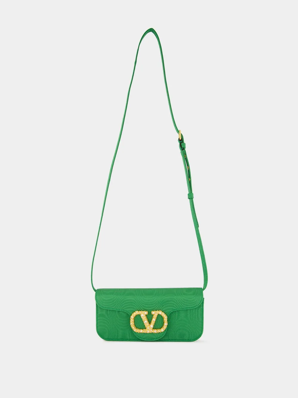 Green Loco Moiré Clutch with Jewel Logo sold by Fashion Clinic product image thumbnail 2
