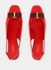 Flame Red Patent Vara Bow Slingback sold by Fashion Clinic