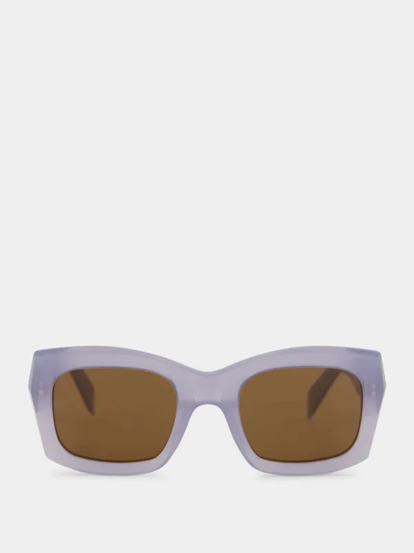 Light Blue Komori Oversized Sunglasses sold by Fashion Clinic