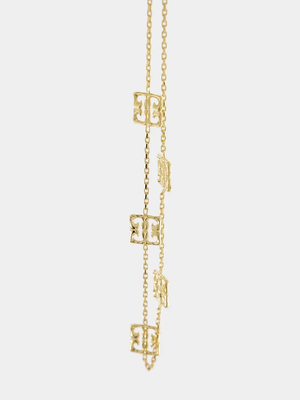 Gold 4G Liquid Multi Necklace sold by Fashion Clinic product image thumbnail 4