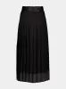 Black Silk Midi Skirt sold by Fashion Clinic