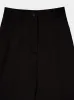 Black Tailored Wool Gabardine Tuxedo Pants sold by Fashion Clinic