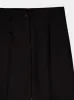 Black Wide-Leg Virgin Wool Trousers sold by Fashion Clinic