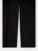 Black Wide-Leg Virgin Wool Trousers sold by Fashion Clinic