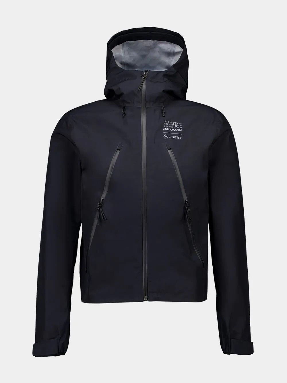 Deep Black GORE-TEX Hooded Windbreaker sold by Fashion Clinic