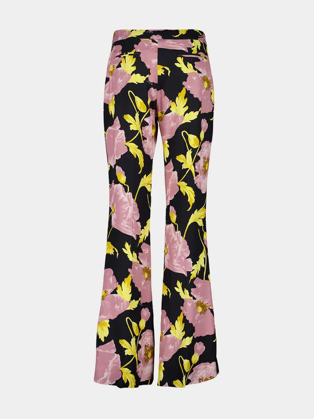 Black Floral Saturday Night Pants sold by Fashion Clinic product image thumbnail 2
