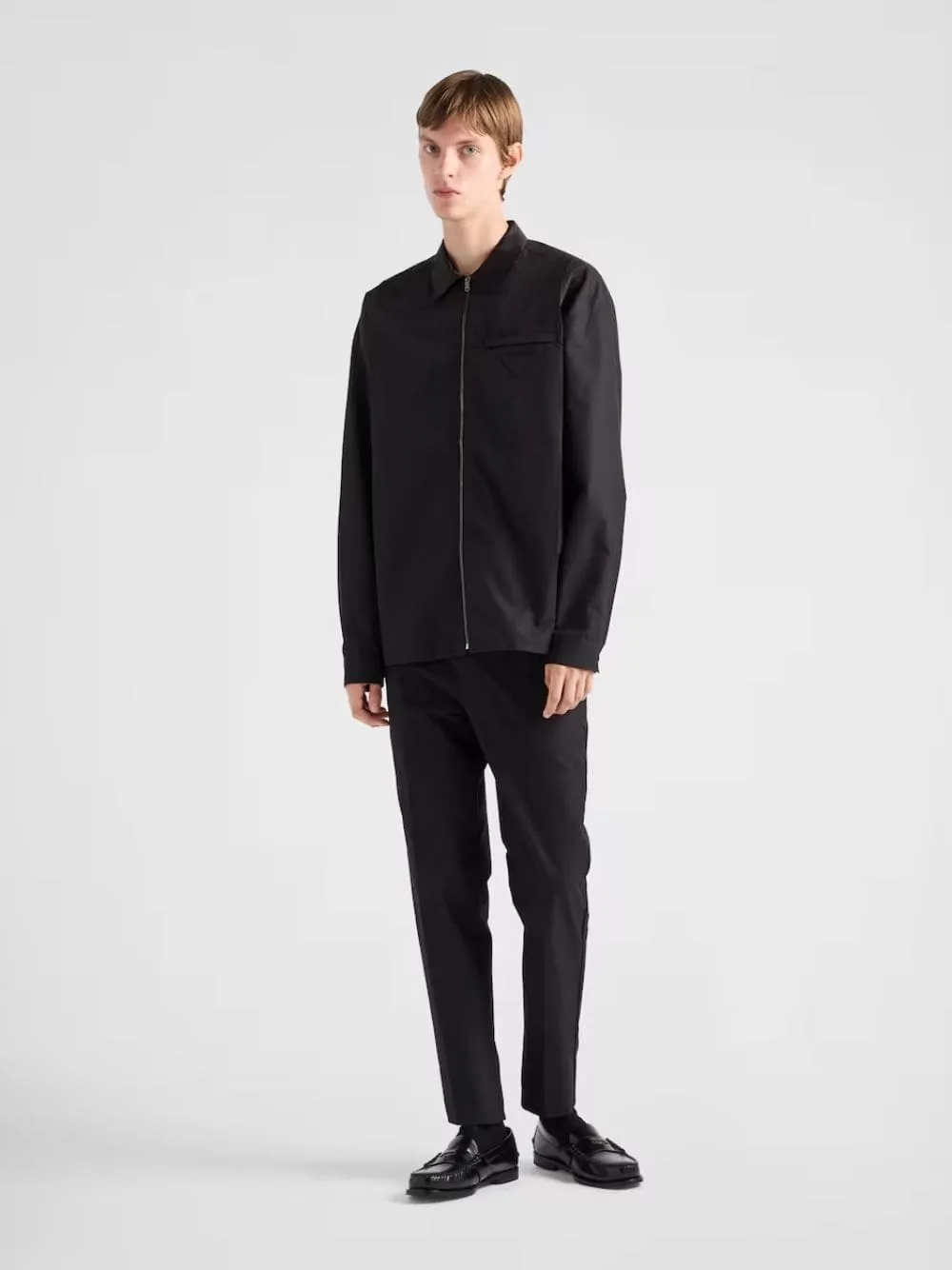 Black Technical Cotton Trousers sold by Fashion Clinic product image thumbnail 2