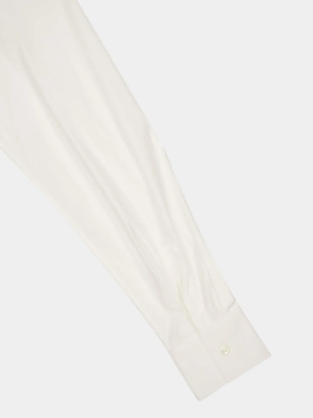 White Stretch Cotton Poplin Shirt sold by Fashion Clinic product image thumbnail 4