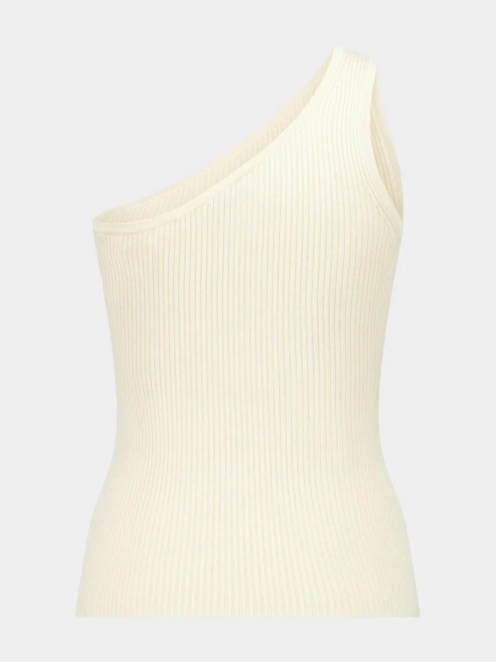 Cream Wylie One-Shoulder Top sold by Fashion Clinic product image thumbnail 2