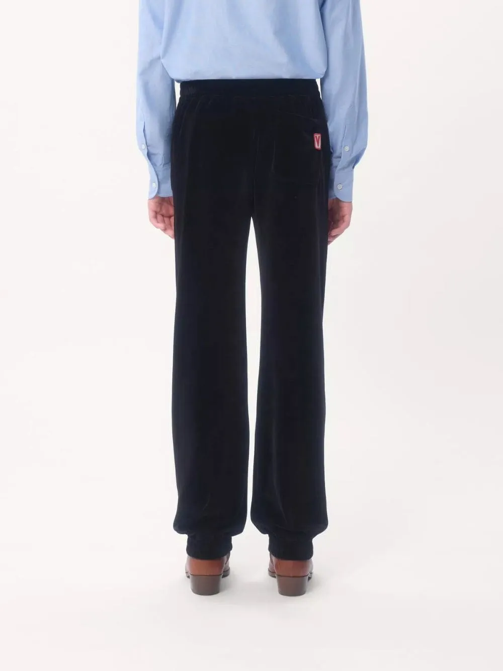 Black Chenille Jogging Trousers sold by Fashion Clinic product image thumbnail 4