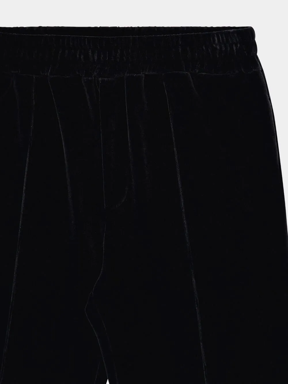 Black Chenille Jogging Trousers sold by Fashion Clinic product image thumbnail 5