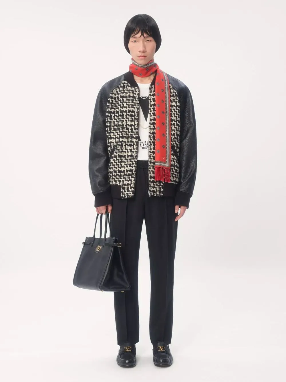 Black Wool Mohair Trousers sold by Fashion Clinic