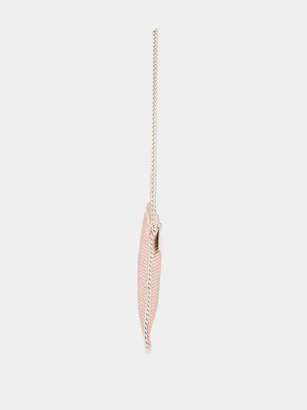 Pink Crystal-Embellished Alter Suede Pochette with Chain sold by Fashion Clinic product image thumbnail 4