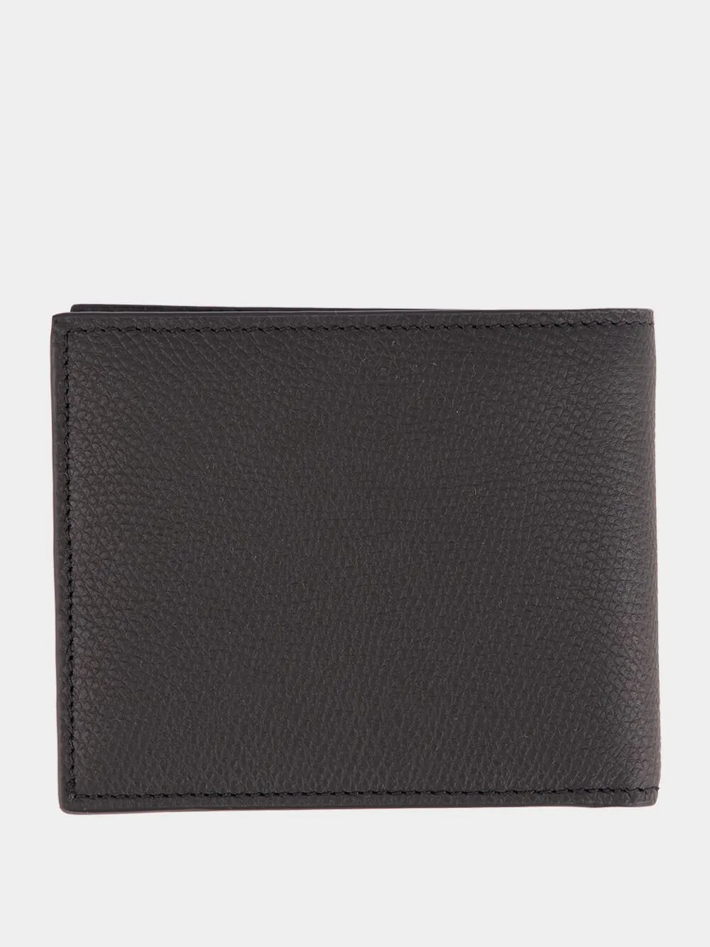 Black Calfskin Wallet with VLogo sold by Fashion Clinic product image thumbnail 2