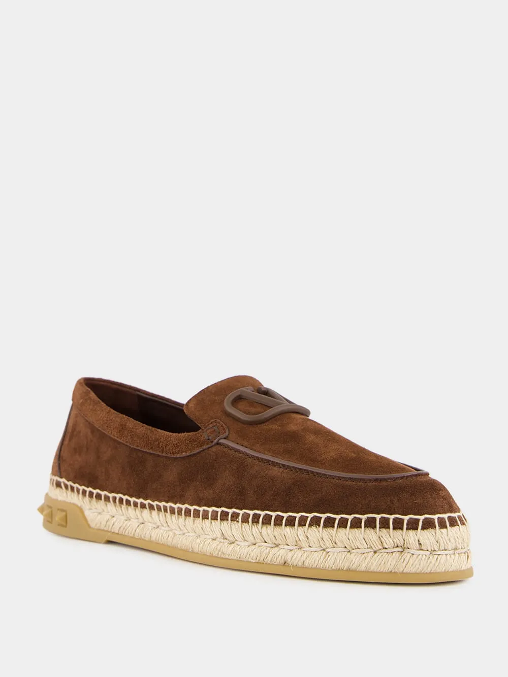 Fondant Brown Leisure Flows Espadrilles in Leather sold by Fashion Clinic product image thumbnail 2