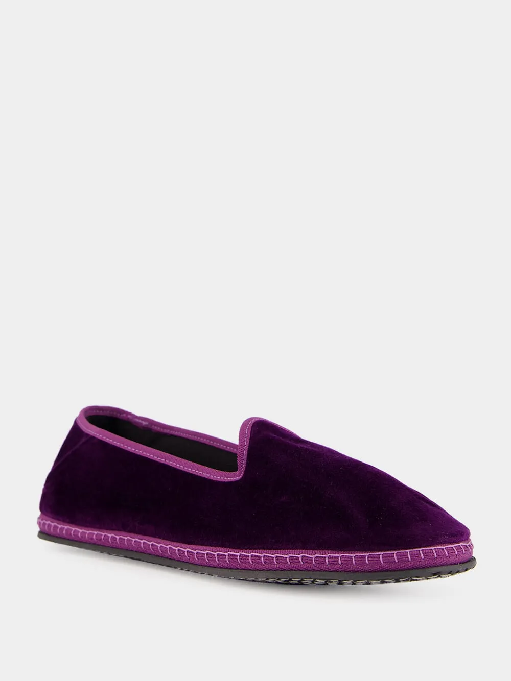 Purple Velvet Furlane Modigliani Slippers sold by Fashion Clinic product image thumbnail 2