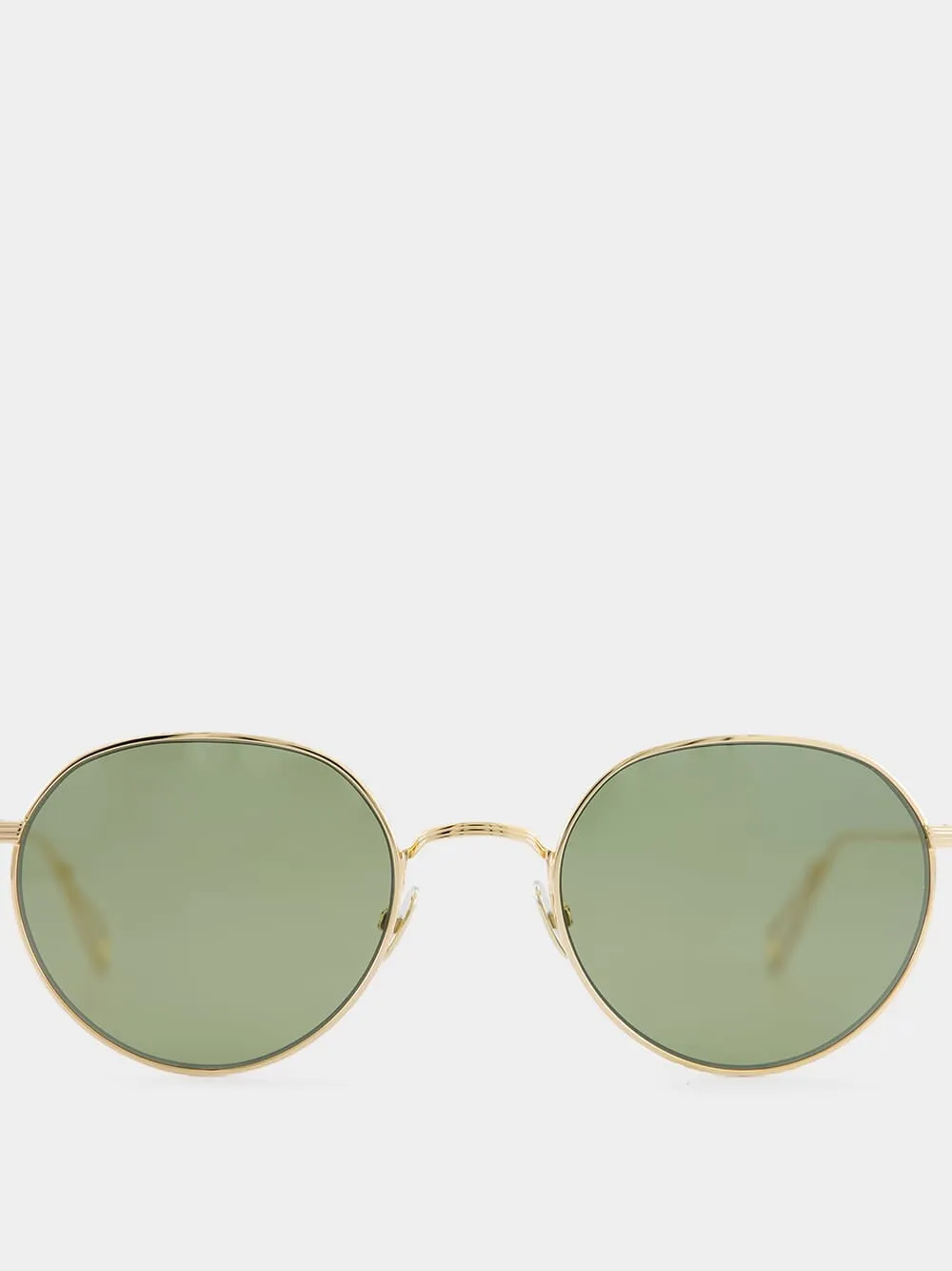 Khaki Gold Cambronne Sunglasses sold by Fashion Clinic product image thumbnail 4