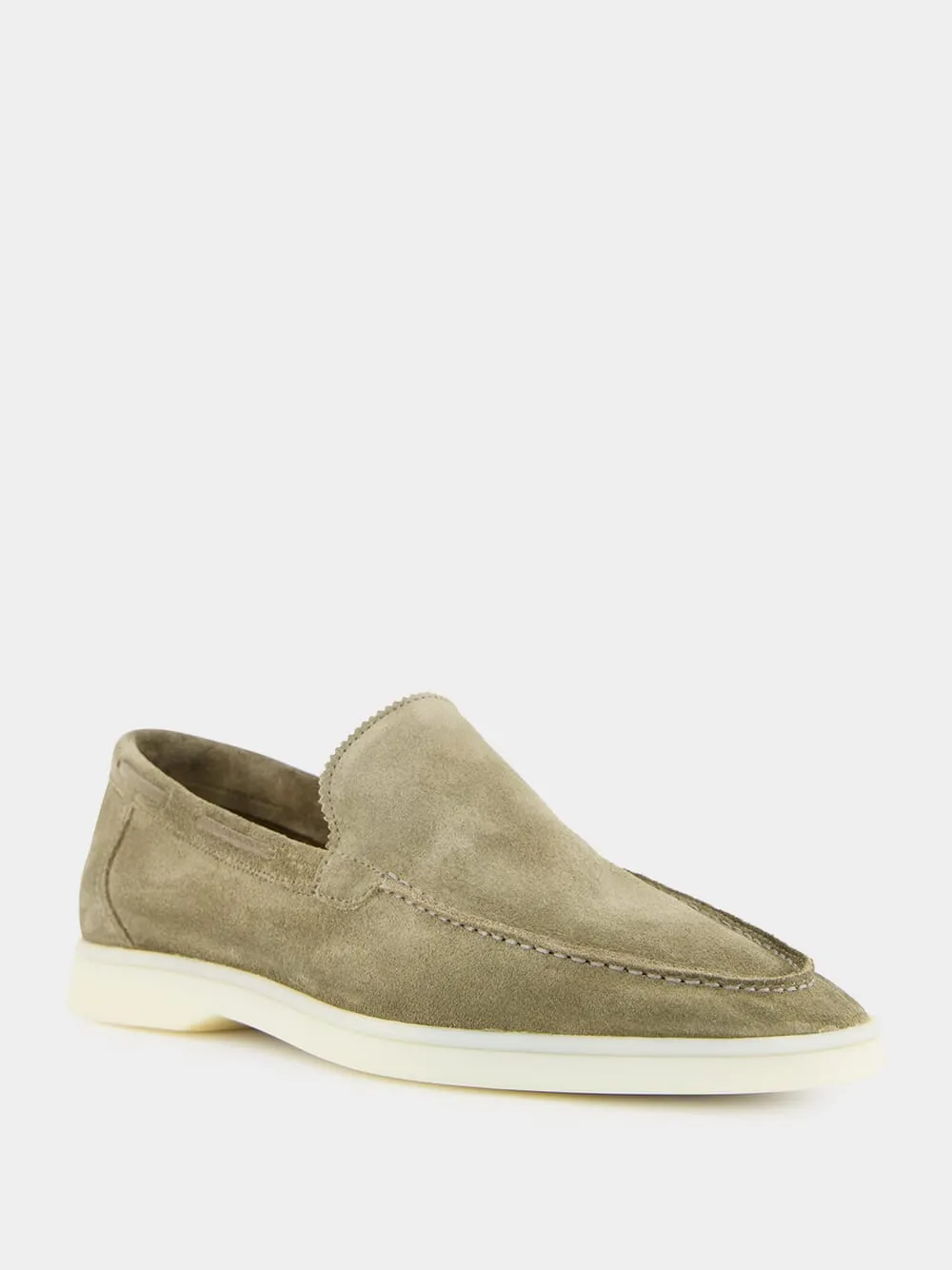 Pistachio Suede Yacht Loafers sold by Fashion Clinic product image thumbnail 2