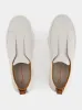 White Leather Slip-On Sneakers sold by Fashion Clinic