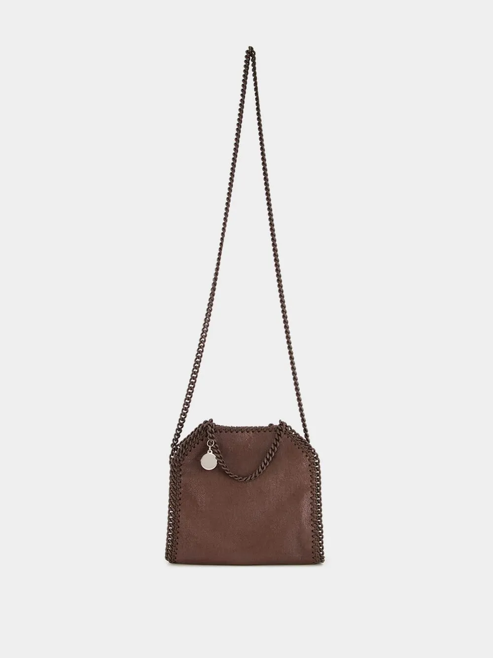 Mahogany Falabella Tiny Enamel Tote Bag sold by Fashion Clinic product image thumbnail 2