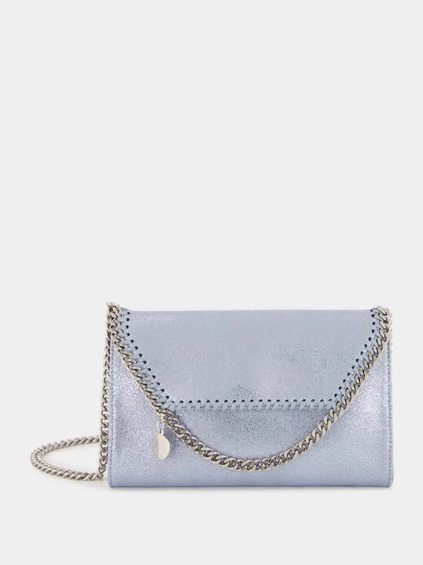 Sapphire Blue Falabella Crossbody Bag sold by Fashion Clinic