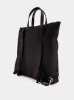 Black Re-Nylon and Saffiano Leather Tote Bag sold by Fashion Clinic