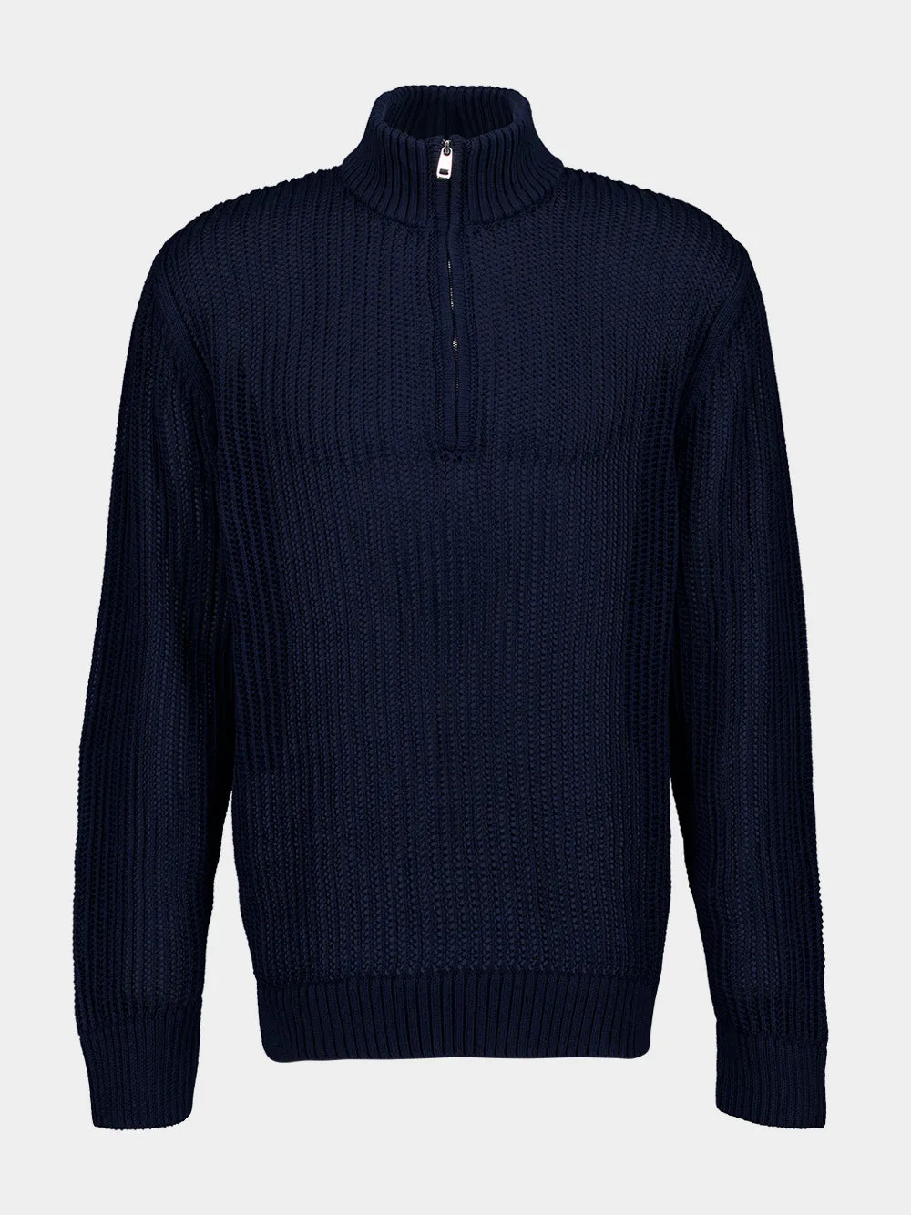 Maximo Half-Zip Knit Sweater sold by Fashion Clinic