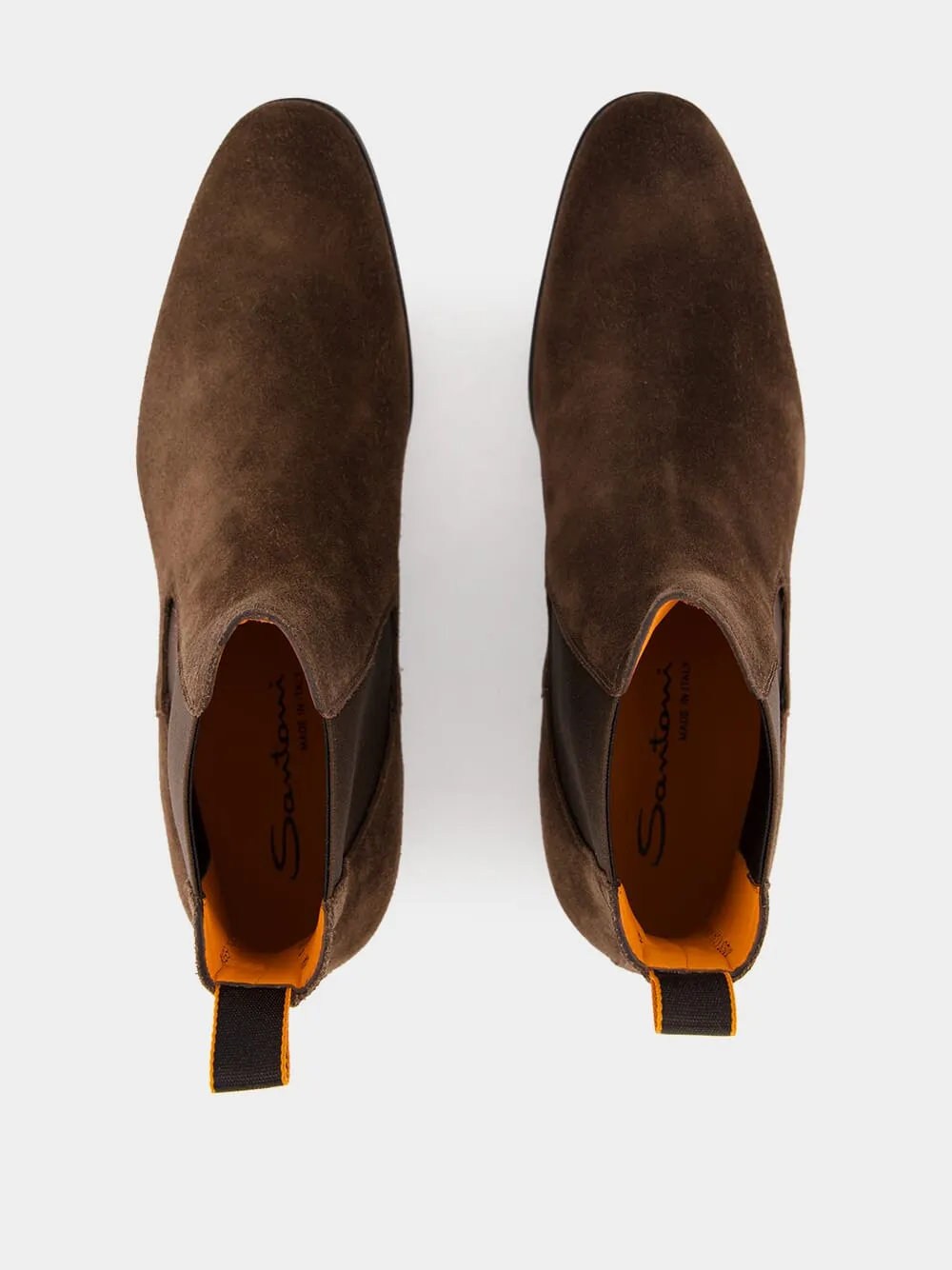 Brown Suede Chelsea Boots sold by Fashion Clinic product image thumbnail 4