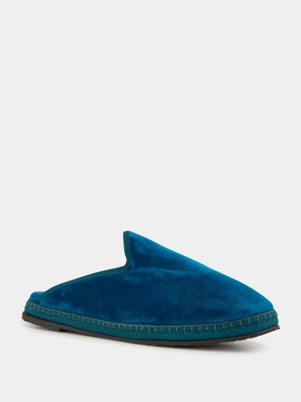Blue Velvet Dandy Slippers sold by Fashion Clinic product image thumbnail 2