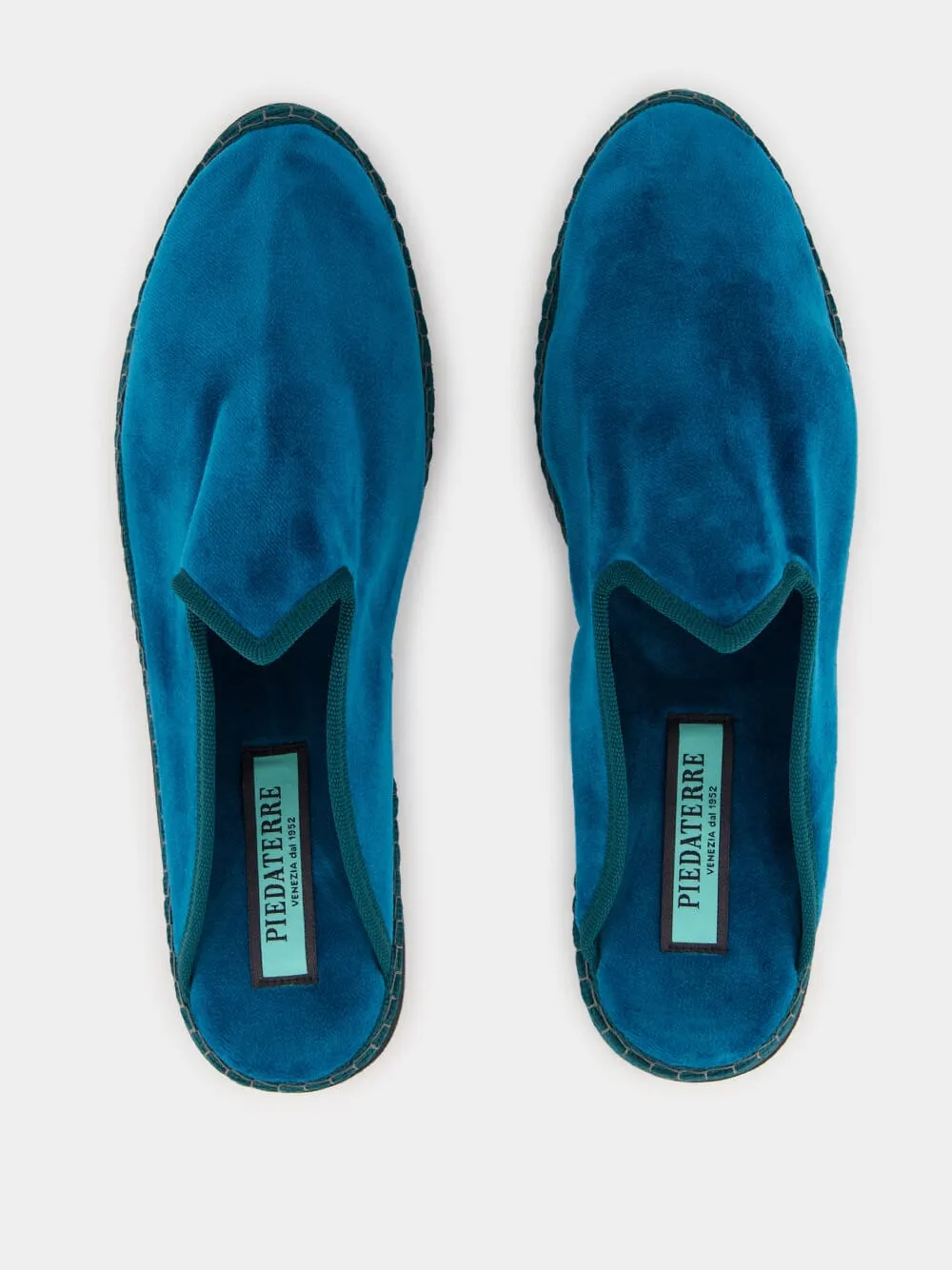 Blue Velvet Dandy Slippers sold by Fashion Clinic product image thumbnail 4