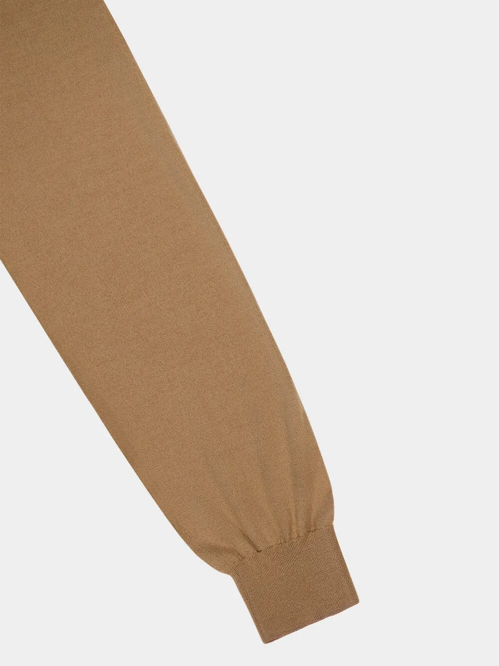 Light Brown Wool Cardigan sold by Fashion Clinic product image thumbnail 4