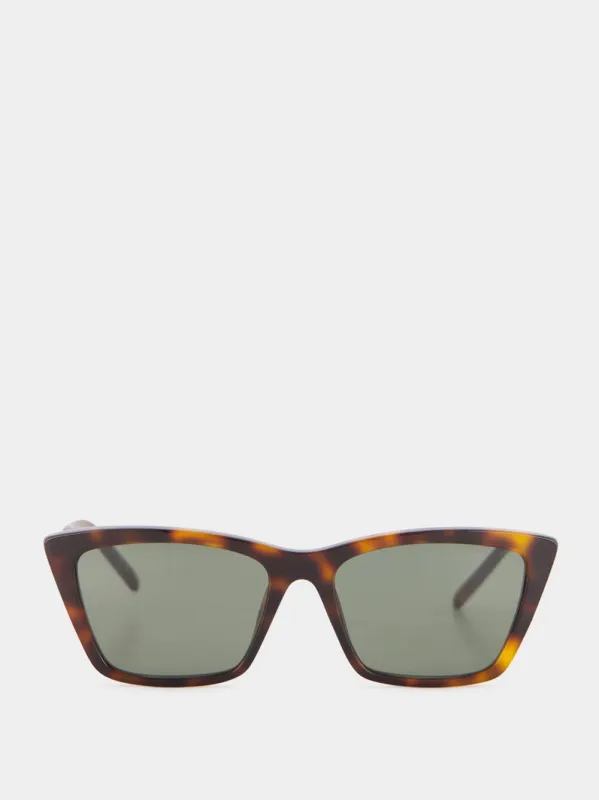 Tortoise Brown SL 737 Mica Thin Sunglasses sold by Fashion Clinic