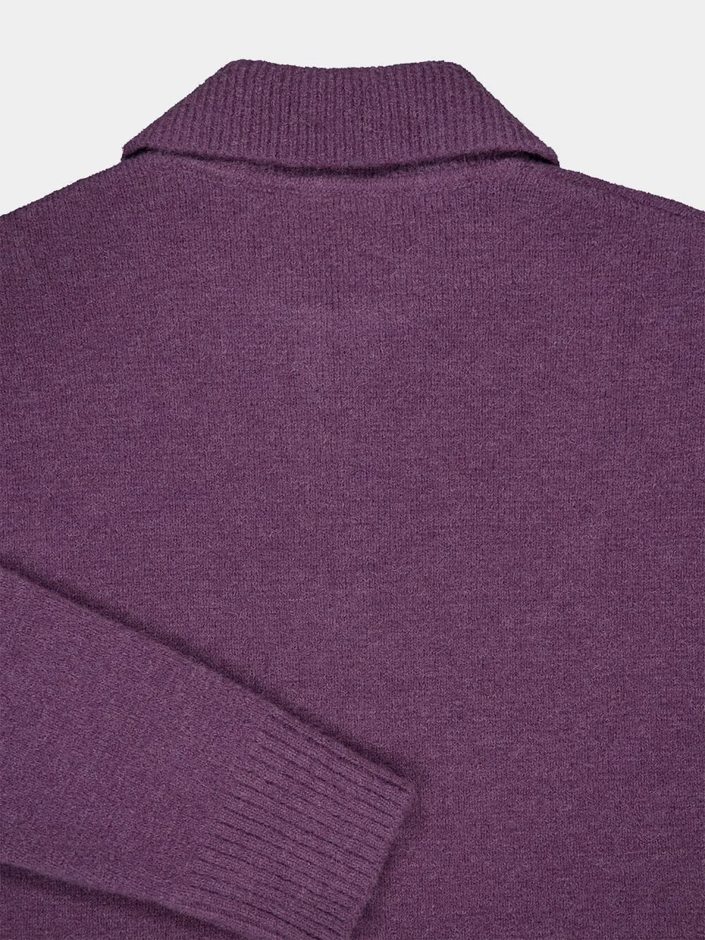Lilac Alpaca Knit Polo Jumper sold by Fashion Clinic product image thumbnail 4