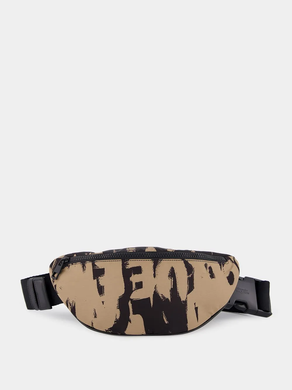 Beige Printed Belt Bag sold by Fashion Clinic