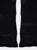 Black Knit Flared Trousers sold by Fashion Clinic