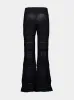 Black Knit Flared Trousers sold by Fashion Clinic