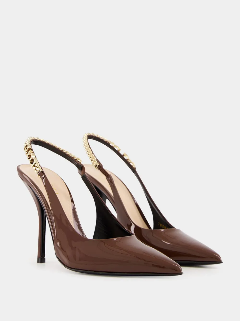 Brown Signoria Slingback Pump sold by Fashion Clinic product image thumbnail 3