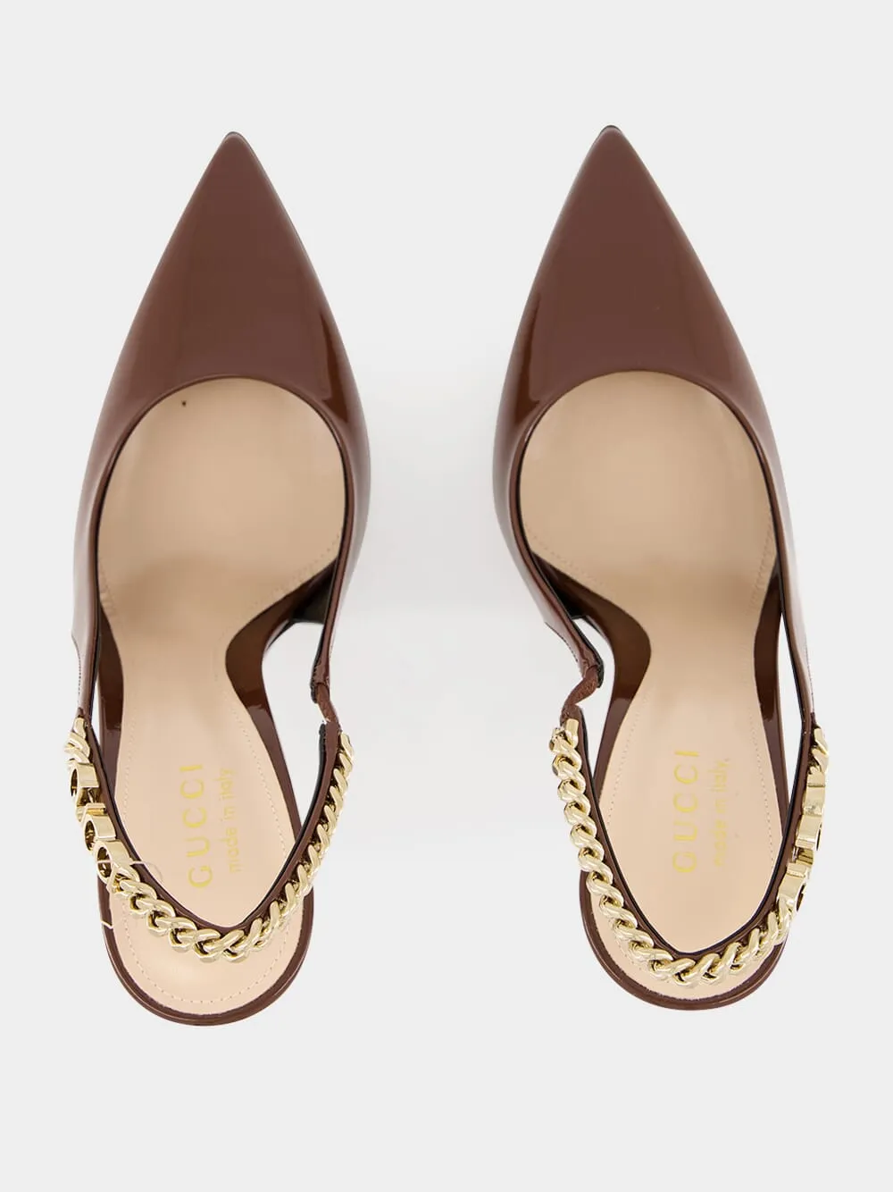 Brown Signoria Slingback Pump sold by Fashion Clinic product image thumbnail 4