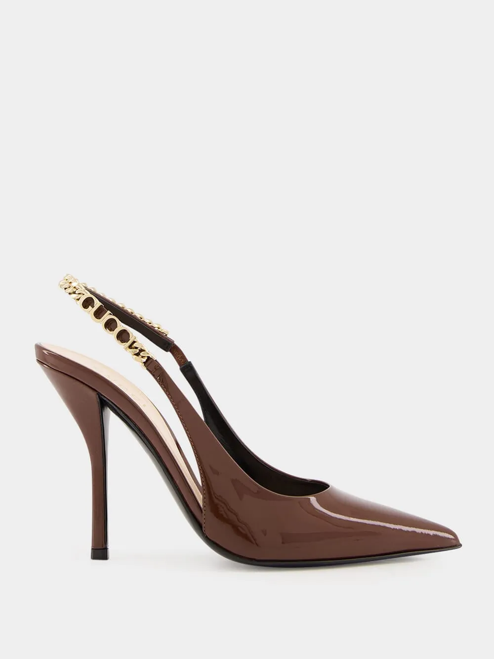 Brown Signoria Slingback Pump sold by Fashion Clinic