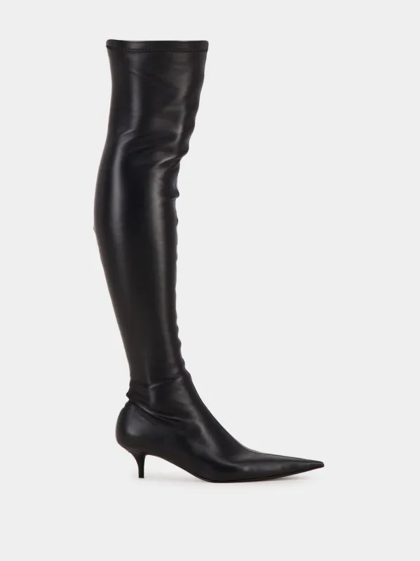 Black Avenue Nappa Boots sold by Fashion Clinic