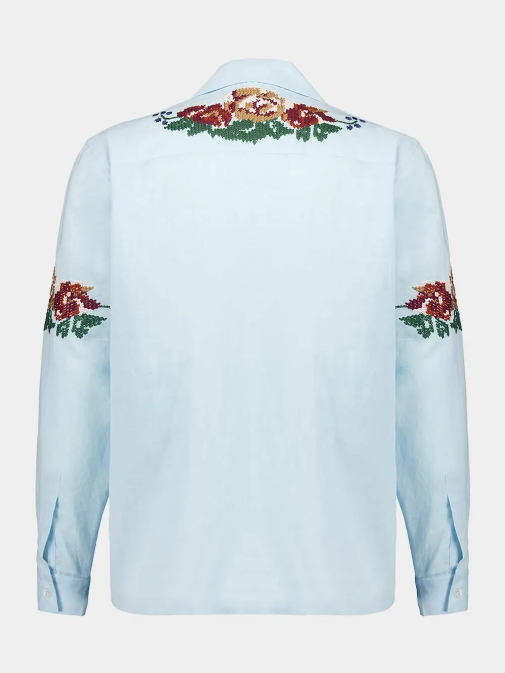 Light Blue Feamal Shirt sold by Fashion Clinic product image thumbnail 3