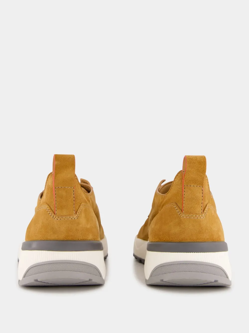 Gold Brown Suede Sneakers sold by Fashion Clinic product image thumbnail 5