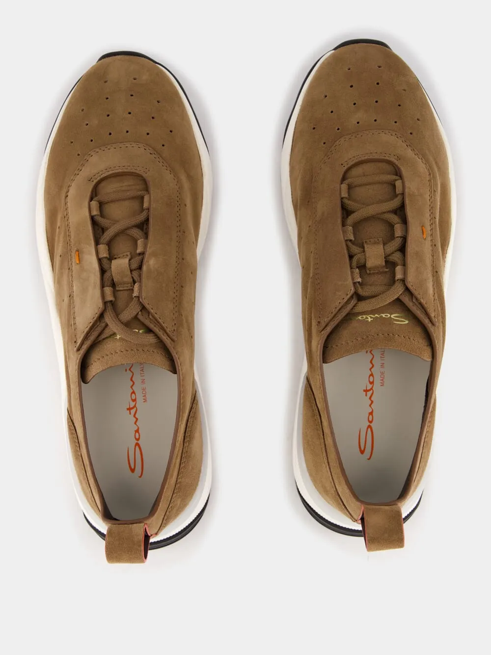 Dark Brown Suede Sneakers sold by Fashion Clinic product image thumbnail 4