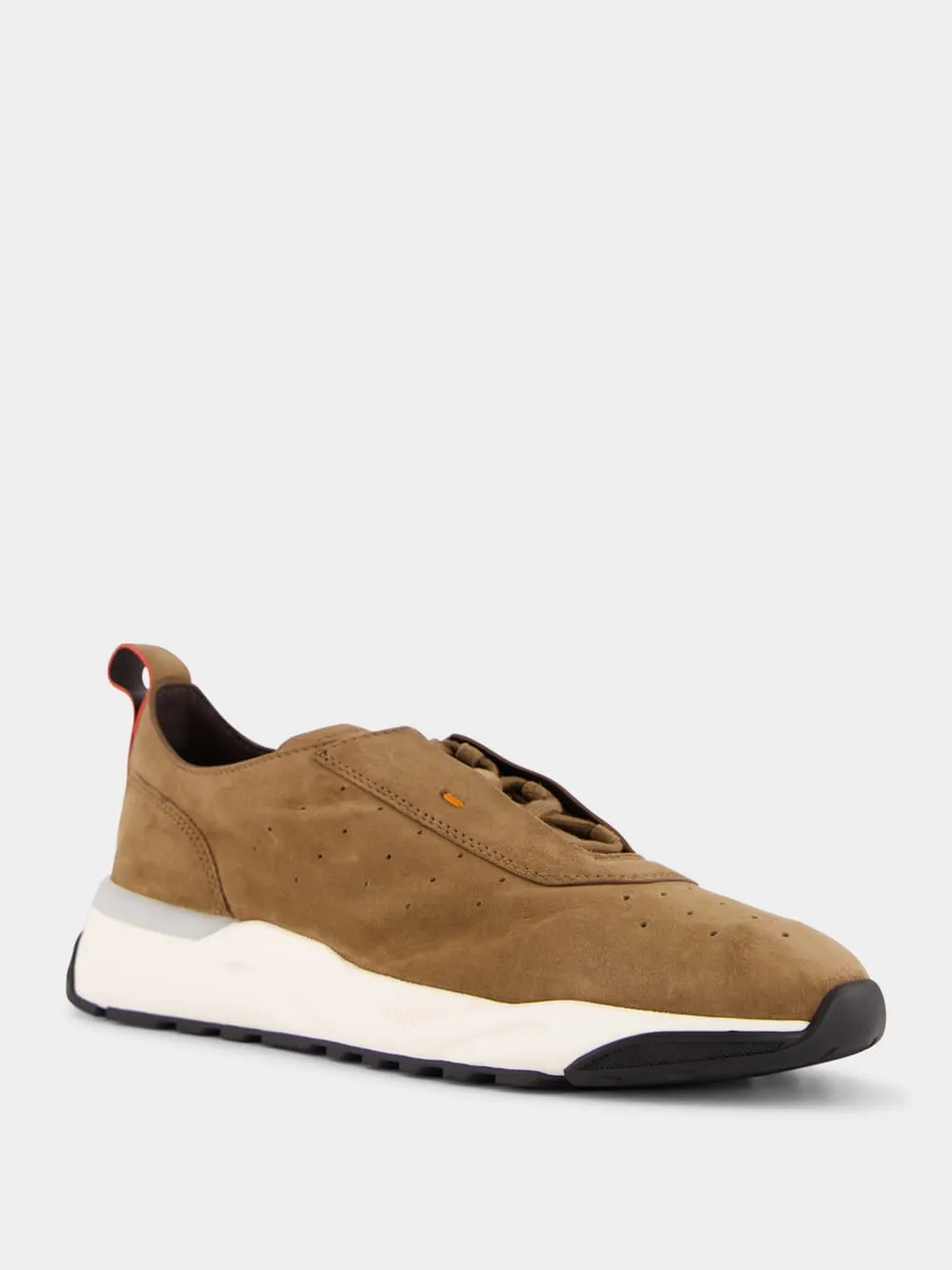 Dark Brown Suede Sneakers sold by Fashion Clinic product image thumbnail 2