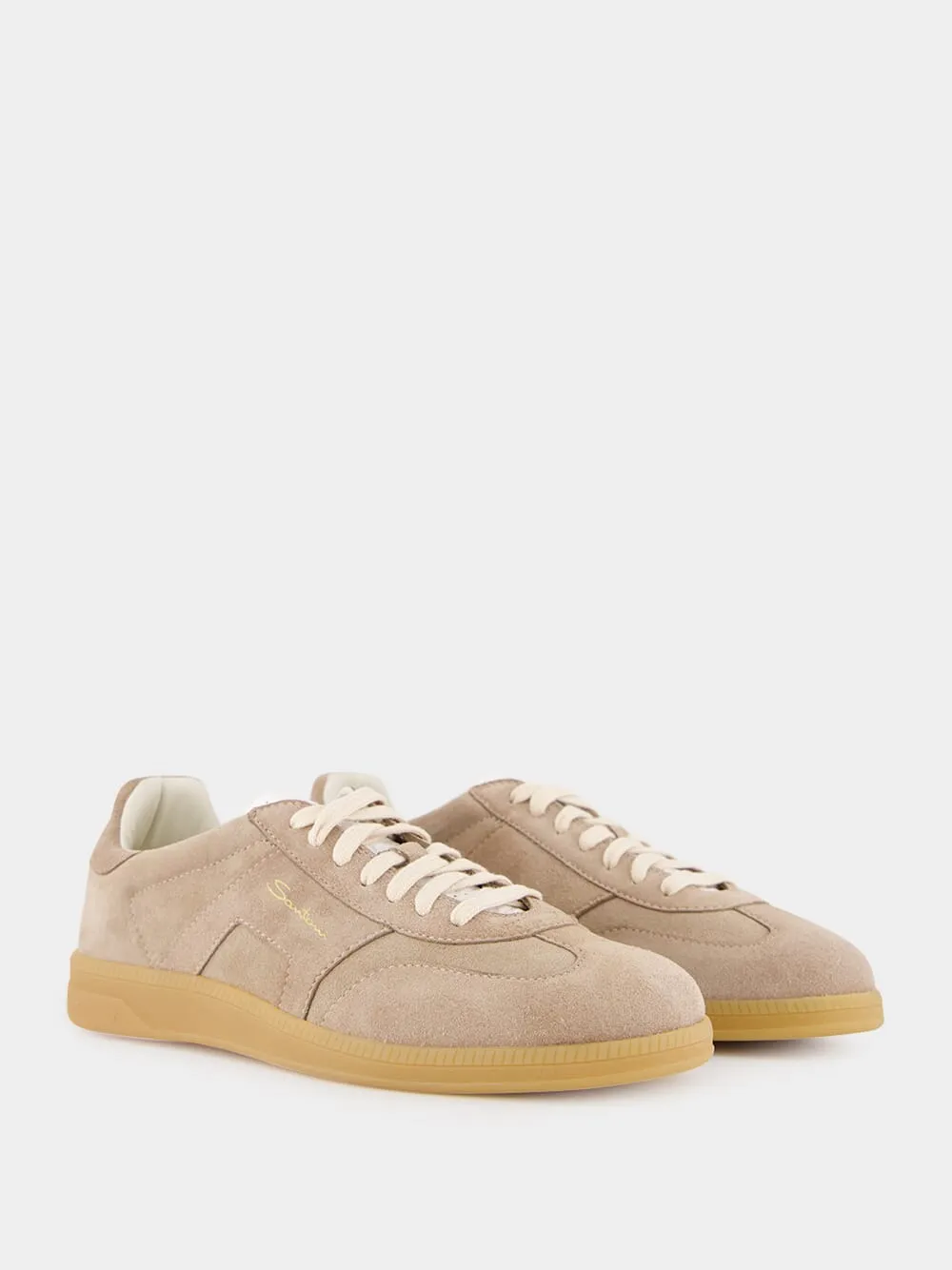 Beige Suede DBS Olympic Sneakers sold by Fashion Clinic product image thumbnail 3