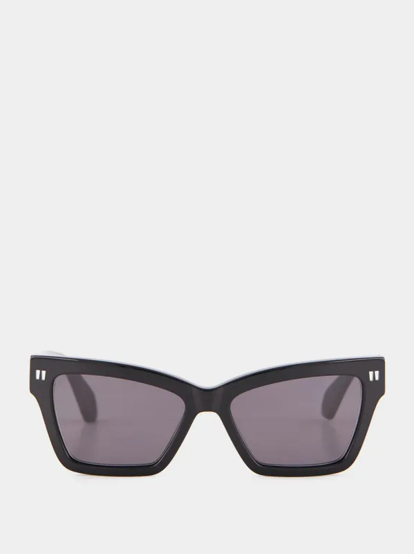 Black Cincinnati Sunglasses sold by Fashion Clinic