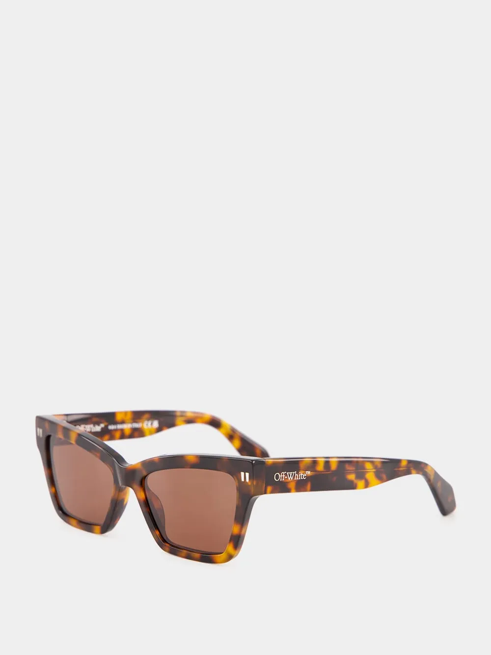 Tortoiseshell Brown Cincinnati Sunglasses sold by Fashion Clinic product image thumbnail 3