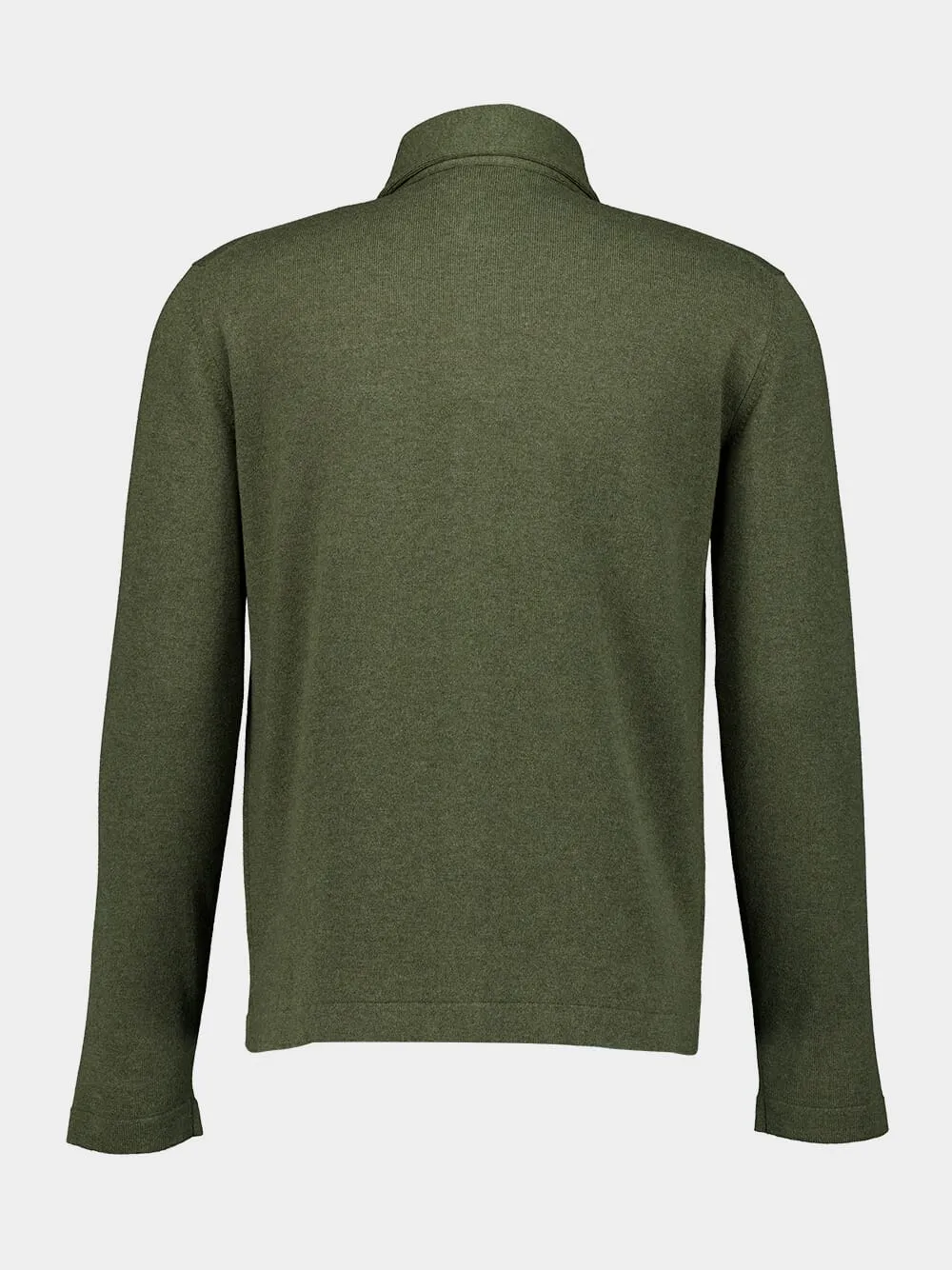 Army Green Cashmere Shirt Jacket sold by Fashion Clinic product image thumbnail 2