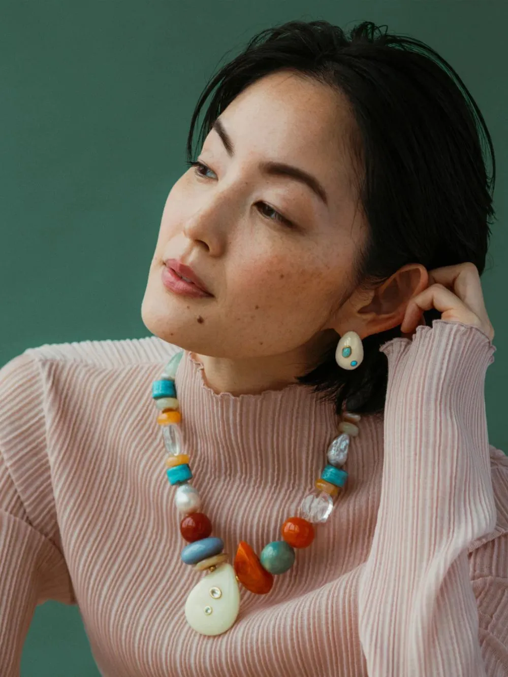 Mini Arp Stud Earrings sold by Fashion Clinic