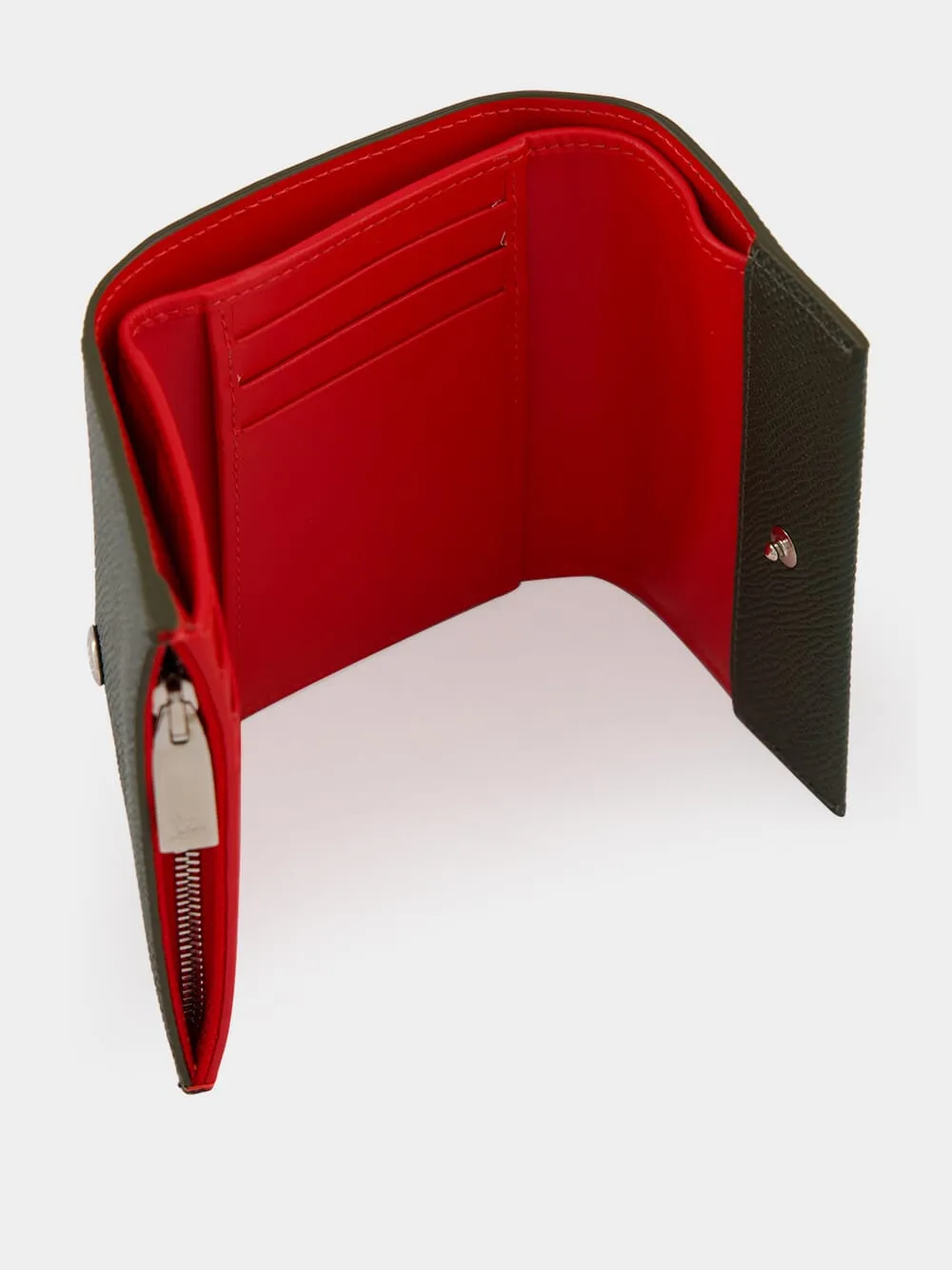 Groovy Trifold Wallet in Green sold by Fashion Clinic product image thumbnail 3